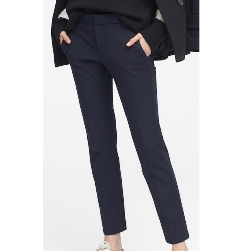 Navy Ryan Slim Straight-Fit